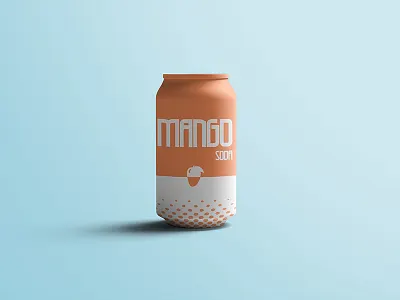 Minimal Soda Can Design ai can packaging psd soda