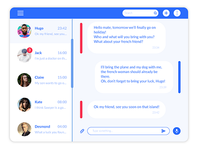 Direct Messaging - Daily UI #013 013 daily ui daily ui 013 daily ui 13 dailyui direct messaging message messaging ui ui design ux ux design