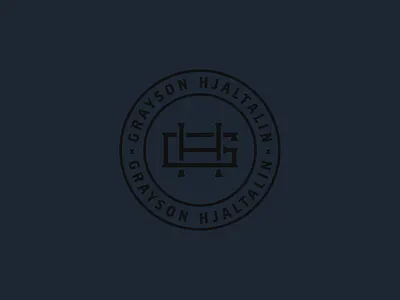 Brand Practicing gh logo mark monogram