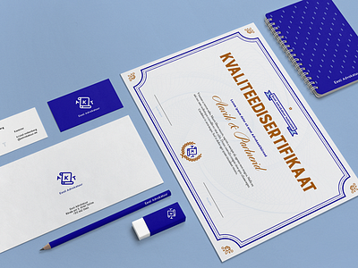 AKT branding certificate identity law logo stationary