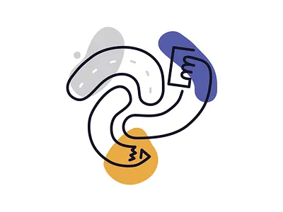 Friends Swirl friends iconography illustration