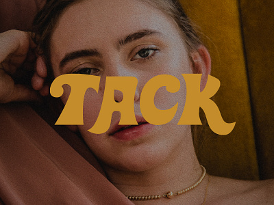 Tack Logotype jewelry logotype psychedelic typography