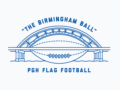 Bridgeball birmingham bridge flag football pittsburgh