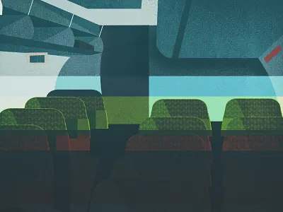 Flight 707 airplane. light color gradient illustration pattern transportation vector