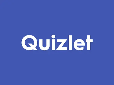 Quizlet Redesign android indigo ios logo logotype redesign web