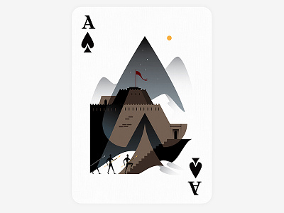 Ace of Spades ace art black cards illustration vector