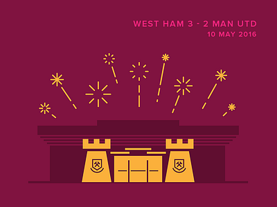 Farewell Boleyn football illustration premierleague