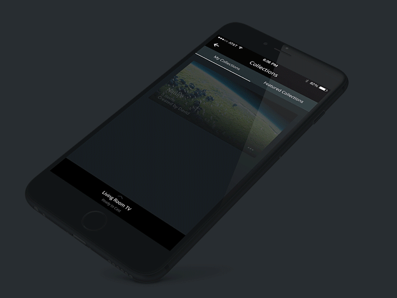 Collections app collection movies principle prototype ui