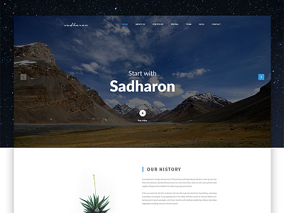 Sadharon - Creative Portfolio Template agency creative css3 html html5 minimal portfolio professional design ui ux webdesign