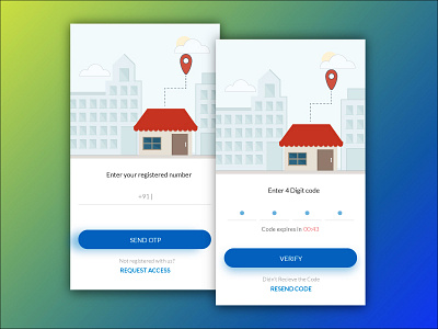 Sign UP Page app design illustrator sketch