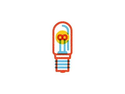 Blending And Texture blend icon iconography icons idea illustration light bulb outline texture vector