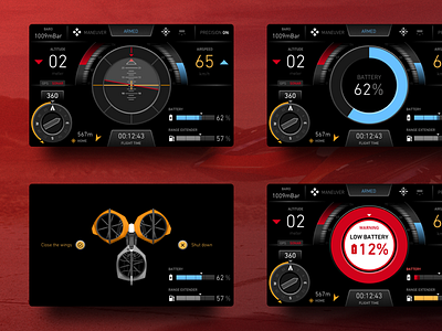 Flike - Manned Tricopter Dashboard dashboard drone dronebike dronecontrol flightcontrol flike maform