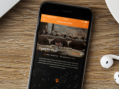 Restaurant Detail android coding design development graphic design ios ipad developer mock up programming restaurant screen windows app