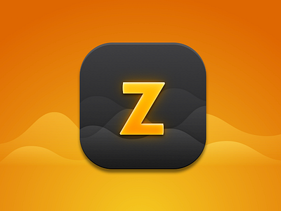 Zorba App Icon app appicon flat heat hot icon light orange z