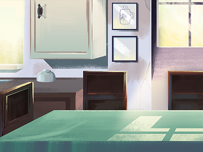 Empty Room animation background bg concept art environment design illustration visual development