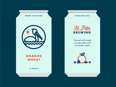 Concept from a while back beer brew can craft iconography illustration ipa label logo old school packaging retro