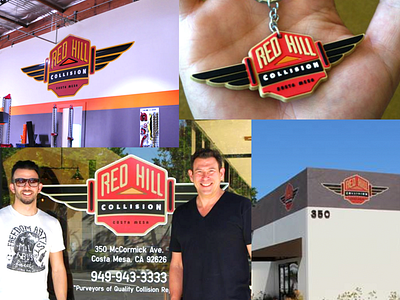 Red hill Collision Costa Mesa California auto body shop cars collision new retro repair vintage wings
