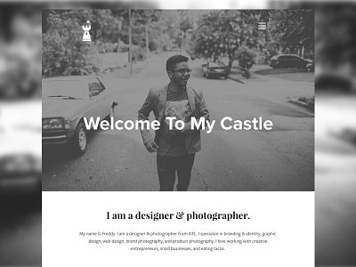 Welcome To My Castle personal site portfolio squarespace website