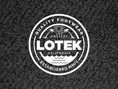 Lotek bmx illustration seal typography