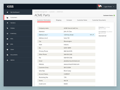 Dashboard concept dashboard ui