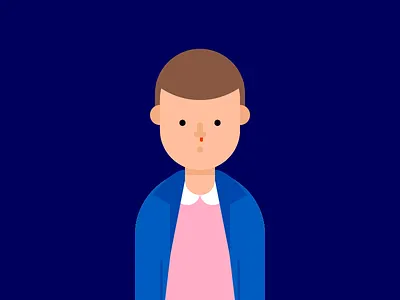 Stranger Things - Eleven character eleven elle illustration netflix strangerthings vector