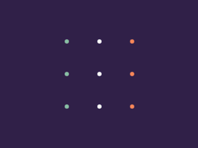 Dimensional Dots 4d cinema colours dots flat rotation