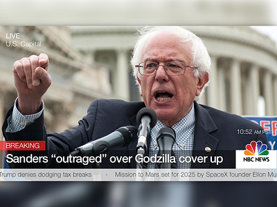 NBC NEWS TV Redesign rebound appletv interface nbc sanders tv ui
