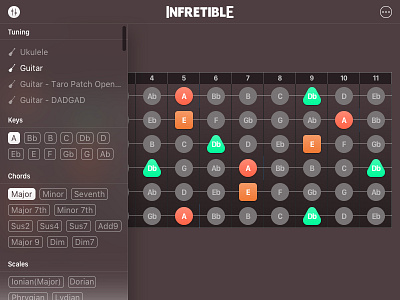 Infretible UI banjo bass guitar infretible ukulele