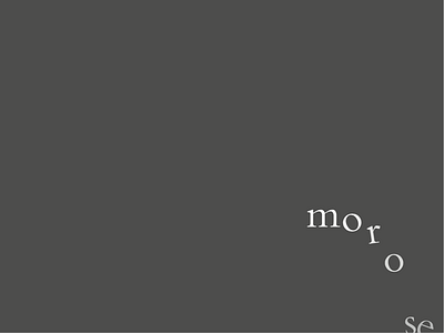 morose expressive morose type typography