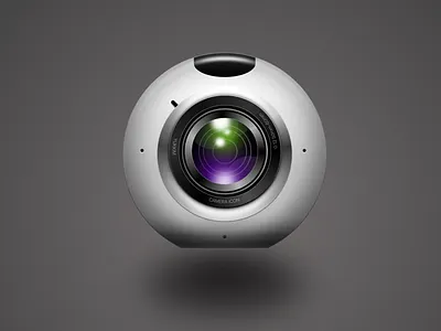 360 Camera Icon in Sketch3 360camera camera icon sketch3 ui vr