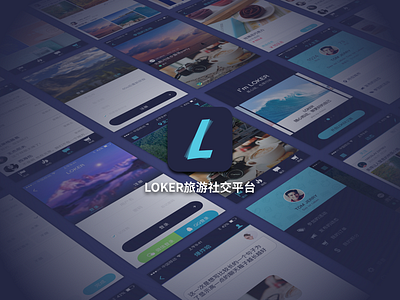 travel app app blue chat ios purple sidebar sketch travel ui ux