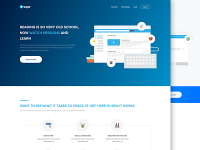 Landing page clean landing page minimal ui ux web website