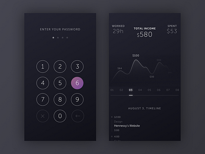 U know how it goes app curves data design finance interface ios