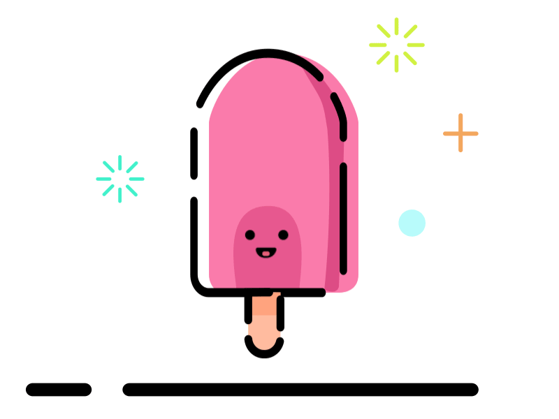 Dribbble Popsicle