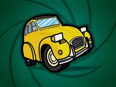 For Your Eyes Only - Citroën 2CV 007 bond eighties film gold james bond movie starcars transportation yellow