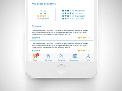 Details Screen app iphone material mobile prototyping rate ui ux