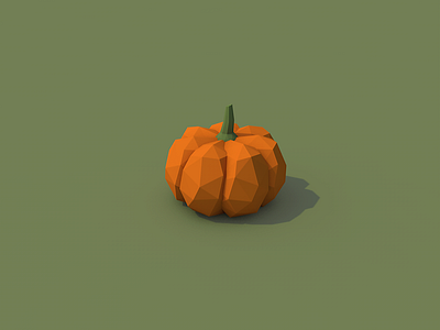 Pumpkin 3d autumn c4d cinema 4d halloween low poly lowpoly pumpkin vegetables