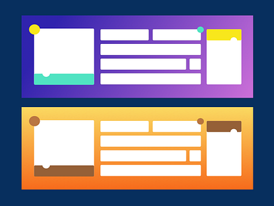 Shapes & Colours (UI) clean color design gui icon interface shape simple sketch ui uiux