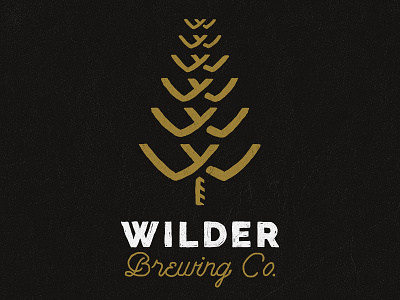 Wilder Brewing beer branding brewery design hand drawn identity lettering logo mark