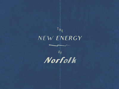 NEON bolt electric energy lightning neon typography vintage