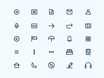 Icon Set app flat icon illustrations interface line mobile ui ux