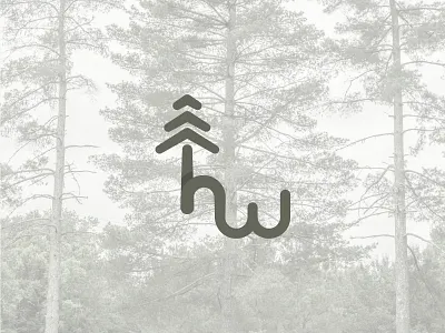 Heritage Walk Pine Tree Treatment evergreen monogram pine tree