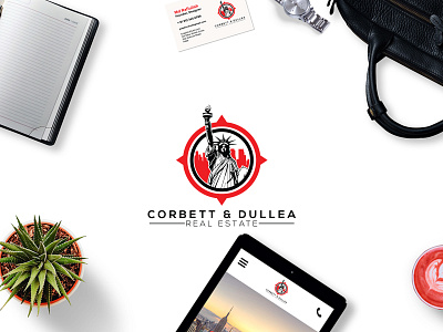 Corbett Dullea america estate logo real rebranding