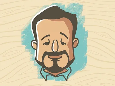 My dumb face avatar illustration ipad pro procreate