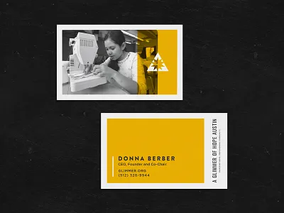 Business Card Update business card charity print stationery