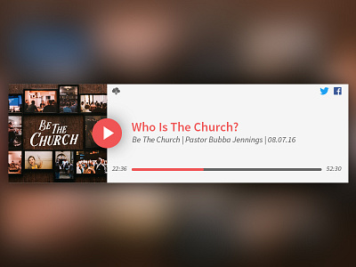 Sermon Manager Mockup audio player christian church plugin sermon website wordpress