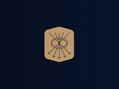 Versitography Icon badge illustration lens light logo photography