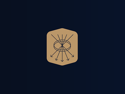 Versitography Icon badge illustration lens light logo photography