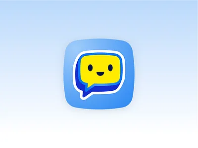 Chat Buddy Icon app icon branding chat chat app design icon icon design ui