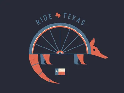 Ride Texas armadillo bicycle texas